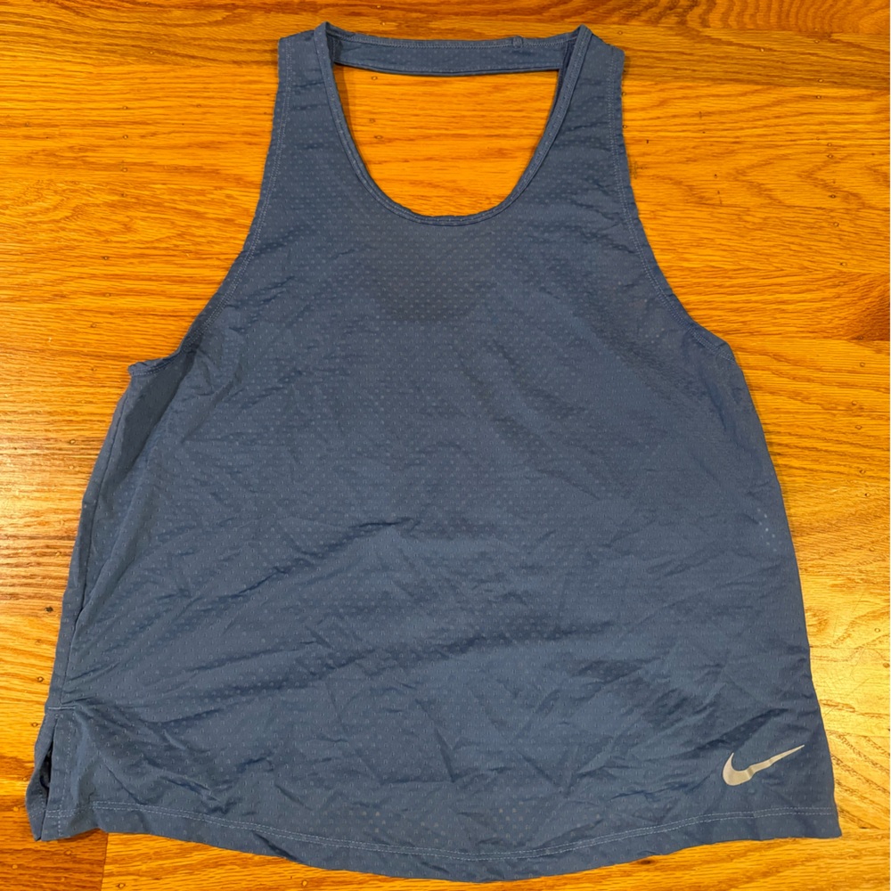 Nike Dri-FIT Blue Tank Top Running Singlet